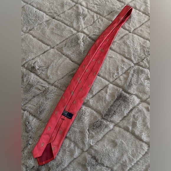 Polo Ralph Lauren pony tie one size red gold - Picture 3 of 5